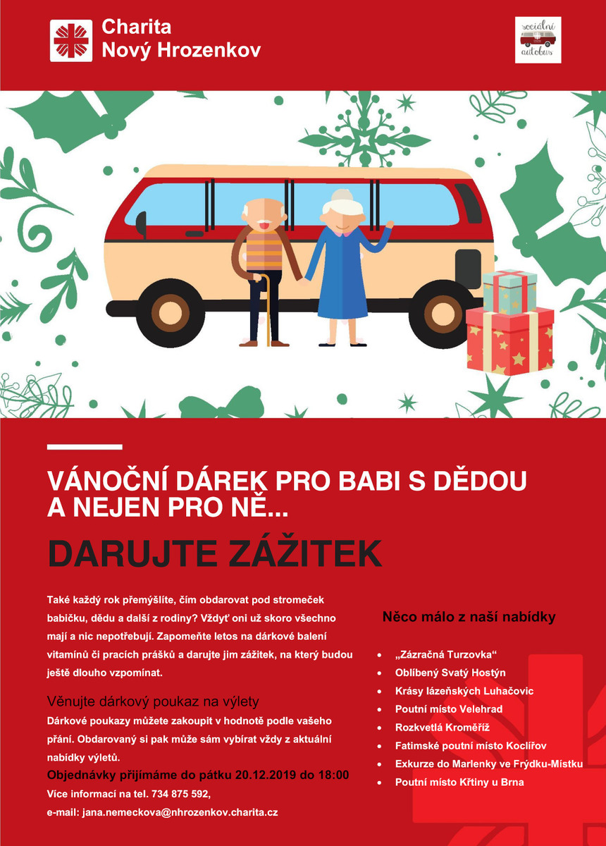 autobus letak vanoce 2019