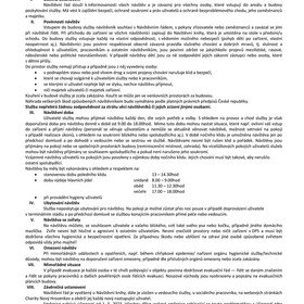 Návštěvní řád Domu pokojného stáří