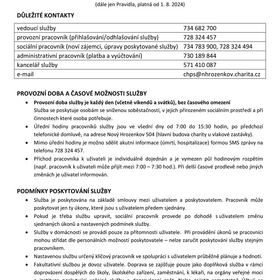 Vnitřní pravidla Osobní asistence