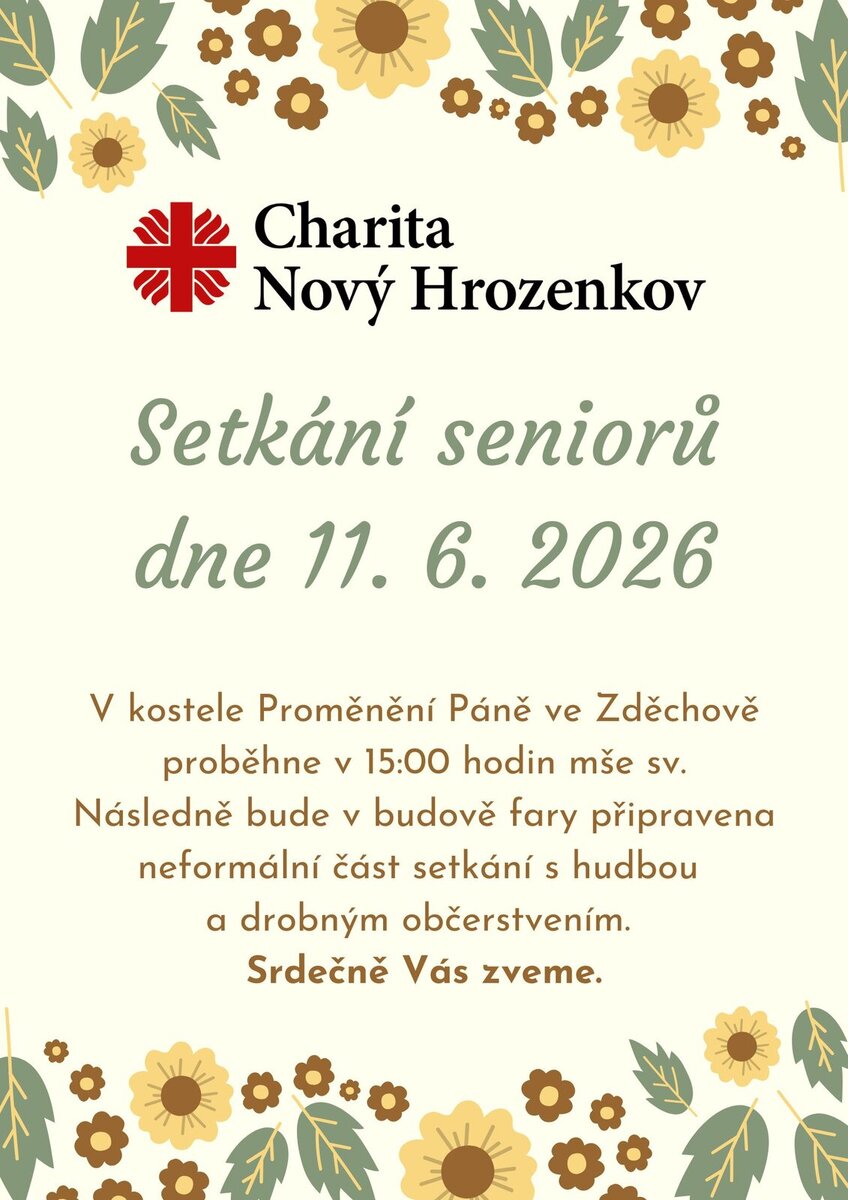 setkání seniorů červen 2026 Zděchov setkání seniorů červen 2026 Zděchov